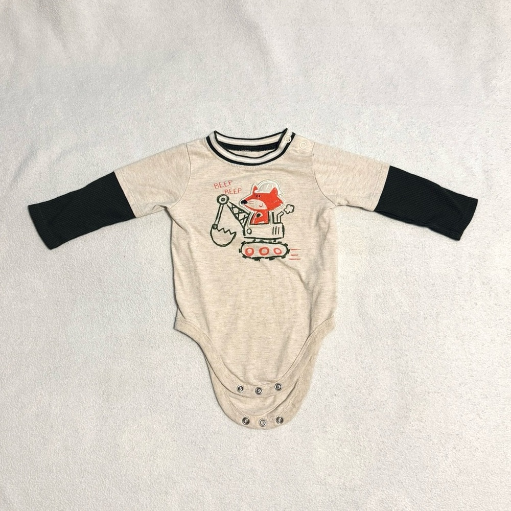 Garanimals Baby Long Sleeve Bodysuits 3-6 Months